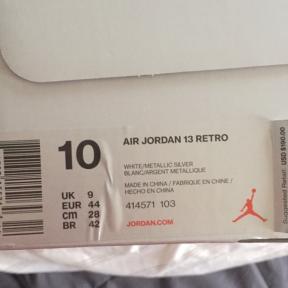 Jordan 13 “history of flight” - Picture 8 of 8